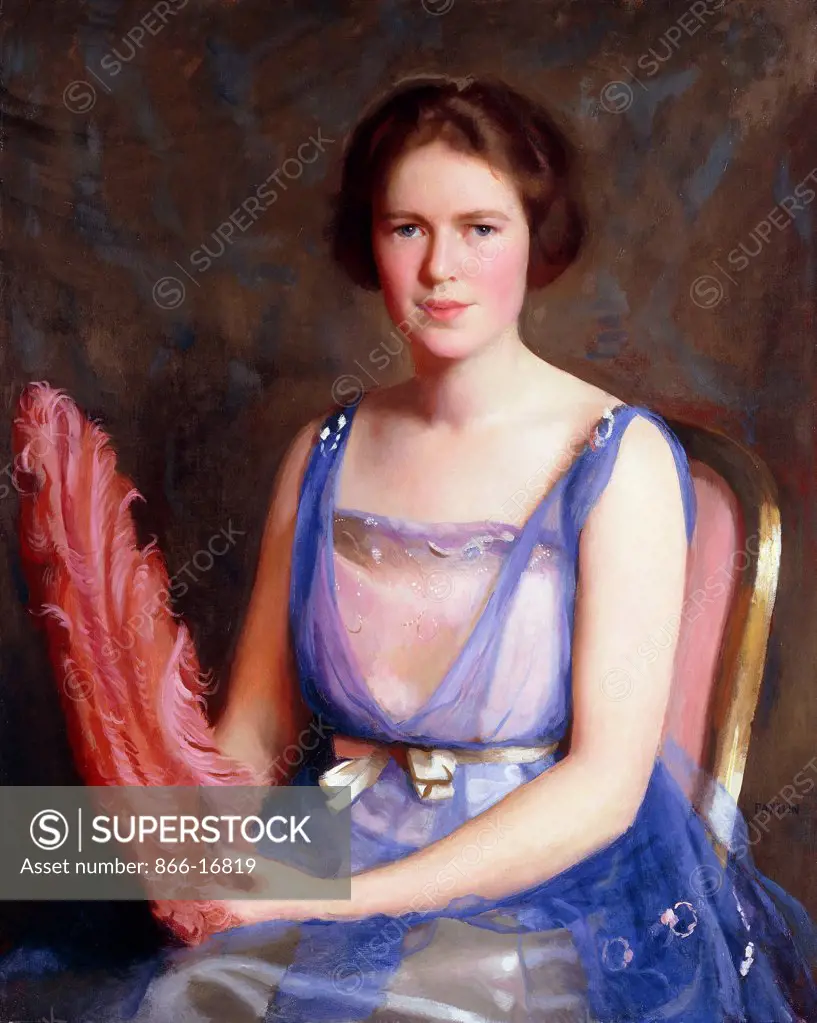 Sabina. William McGregor Paxton (1869-1941). Oil on canvas. 91.8 x 74cm.