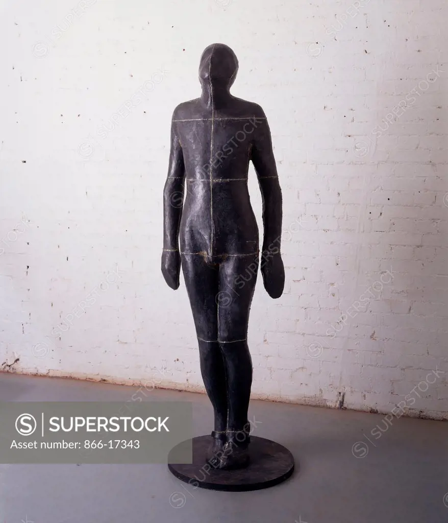 Standing Man. Antony Gormley (b.1950). Lead, fibreglass, plaster and air. Executed in 1986. 201 x 58.5 x 35.5cm.