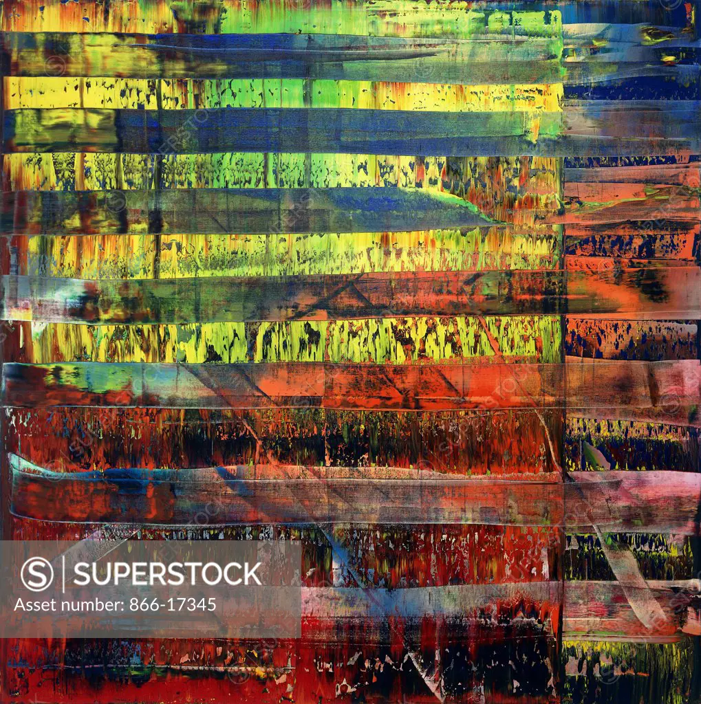 Abstract Painting; Abstraktes Bild. Gerhard Richter (b.1932). Oil on canvas. Painted in 1992. 250 x 250cm.
