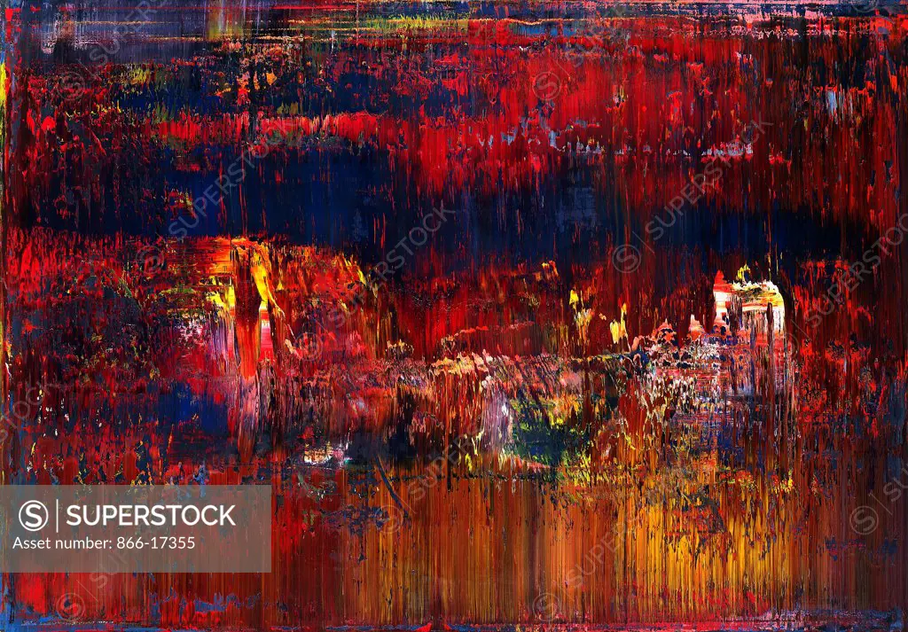 Abstract Painting; Abstraktes Bild. Gerhard Richter (b.1932). Oil on canvas. Painted 1987. 200 x 140cm.