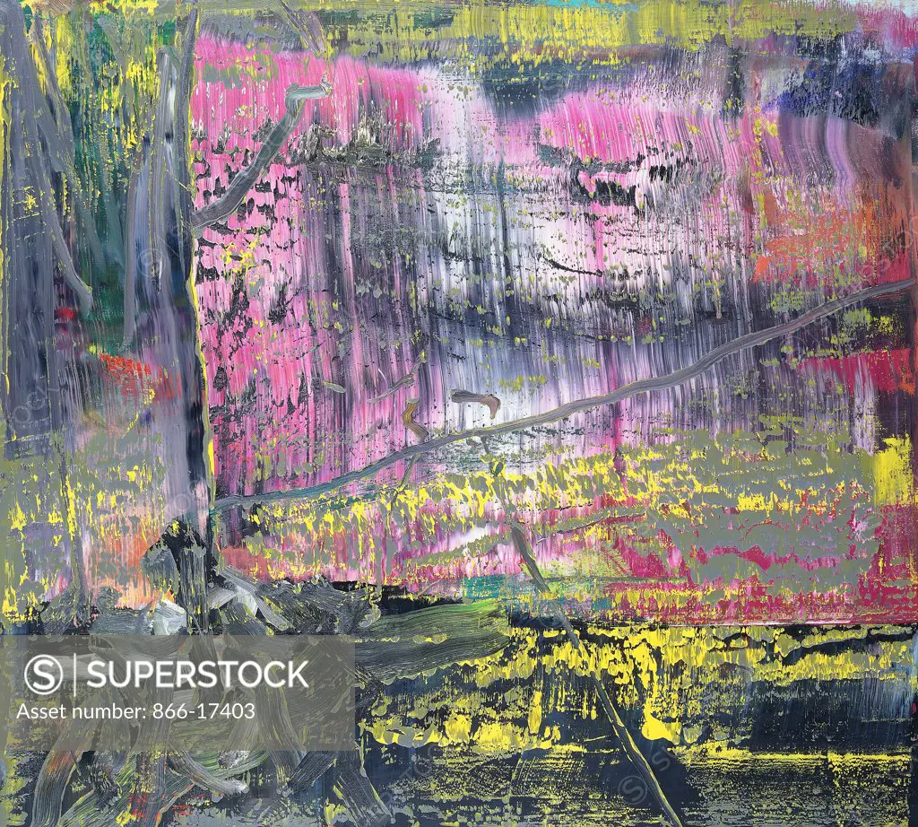 Violet; Violett (600-1). Gerhard Richter (b.1932). Oil on canvas. Signed and dated 1986. 200 x 180cm.