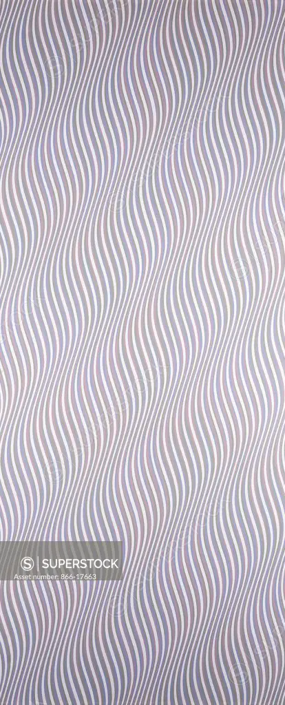 Sheng-Tung. Bridget Riley (b. 1931). Acylic on linen. Signed and dated 1974. 96.5 x 229.3cm.