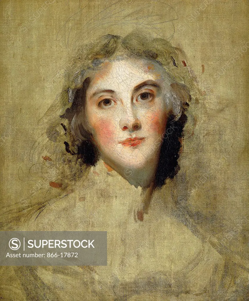 Head of a Lady. Sir Thomas Lawrence (1769-1830). Oil on canvas. 47 x 39.5cm