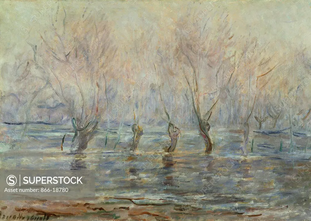 Flood in Giverny; L'Inondation a Giverny. Claude Monet (1840-1926). Oil on canvas. Painted circa 1896. 65 x 92cm.
