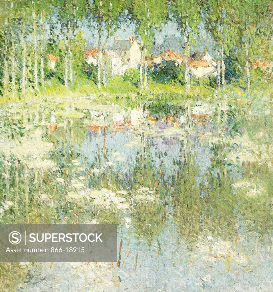 Ete Landscape; Paysage d'Ete. Pierre Eugene Montezin (1874-1946). Oil on canvas. 74.8 x 70cm.