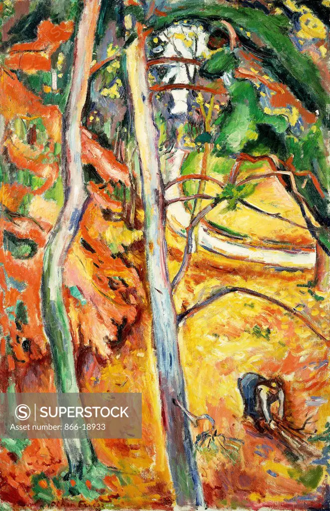 Arbres (Automne); Trees (Autumn). Othon Friesz (1879-1949). Oil on canvas. Painted in 1907. 107 x 70cm.