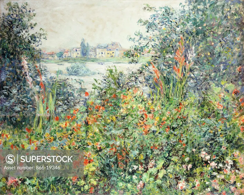 Flowers at Vetheuil; Fleurs a Vetheuil. Claude Monet (1840-1926). Oil on canvas. Painted in 1881. 60 x 75cm.