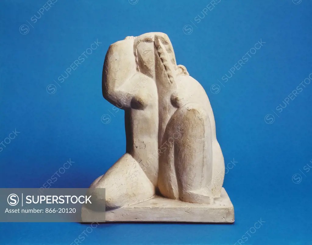 Woman Squatting; Femme Accroupie. Henri Laurens (1885-1954). Terracotta. Conceived and cast in 1928. 21.5cm high.