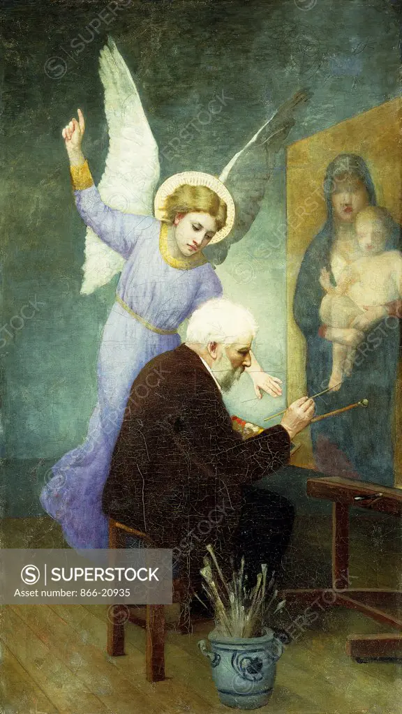 In Memory of Bouguereau; Souvenir de Bouguereau. Elizabeth Jane Gardner Bouguereau (1837-1922). Oil on canvas. 125.7 x 72.4cm.