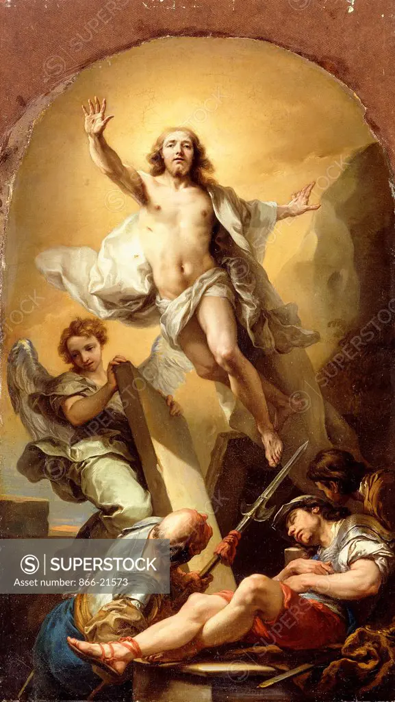 The Resurrection. Carle van Loo (1705-1765). Oil on canvas. 74.9 x 45.1cm.