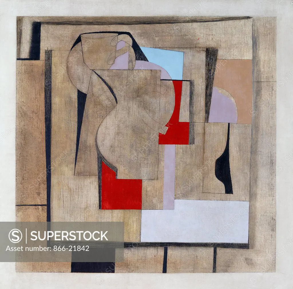 Still-life 9. Ben Nicholson (1894-1982). Oil and pencil on canvas in artist's frame. Signed and dated 1946. 63 x 63cm.