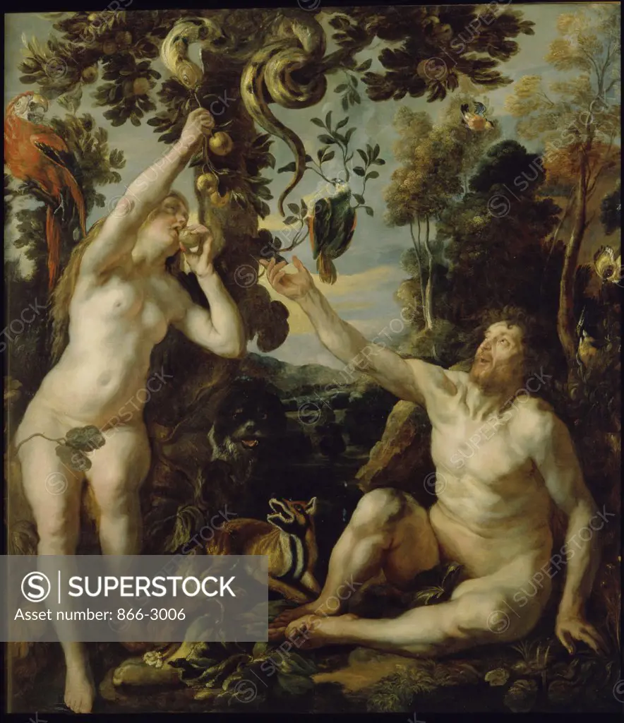 The Temptation Jacob Jordaens (1593-1678/Flemish) 