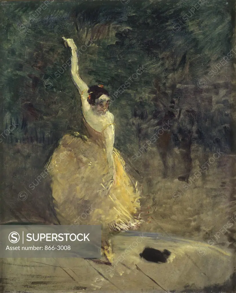 The Spanish Dancer  Henri de Toulouse-Lautrec (1864-1901/French) Oil on canvas 