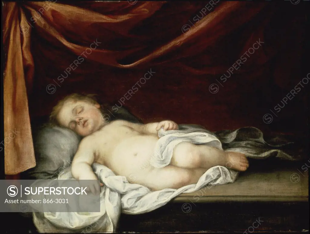 The Christ Child Asleep Bartolome Esteban Murillo (1617-1682/Spanish) Oil on canvas 