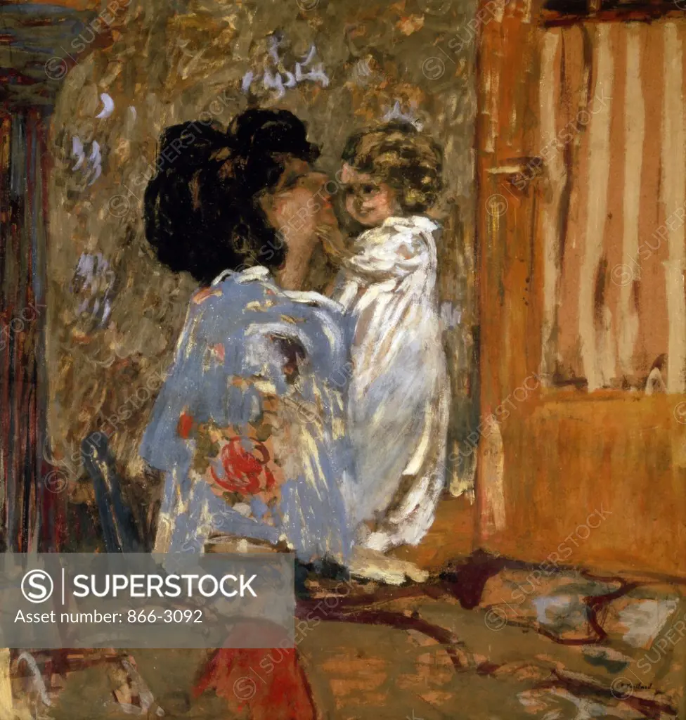 Mother and Child by Edouard Vuillard, painting, (1868-1940), UK, England, London, Christie's