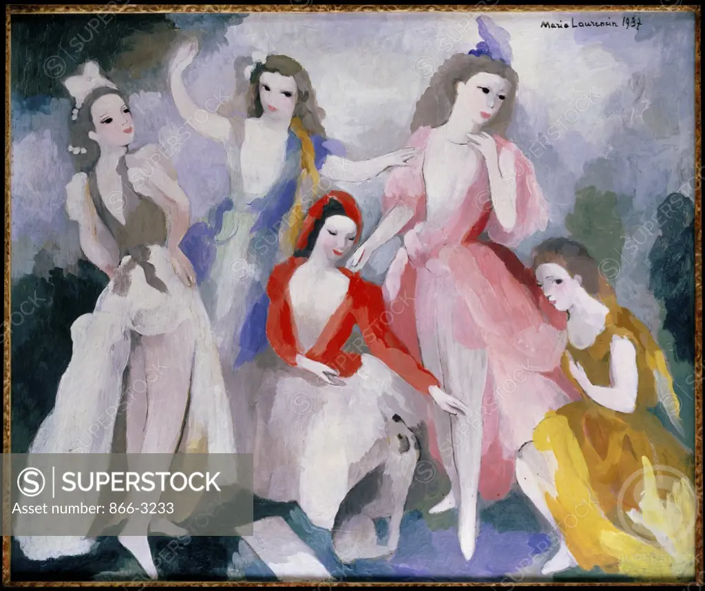 Danseuses 1937 Marie Laurencin (1883-1956 French)  Oil on canvas Christie's Images, London  