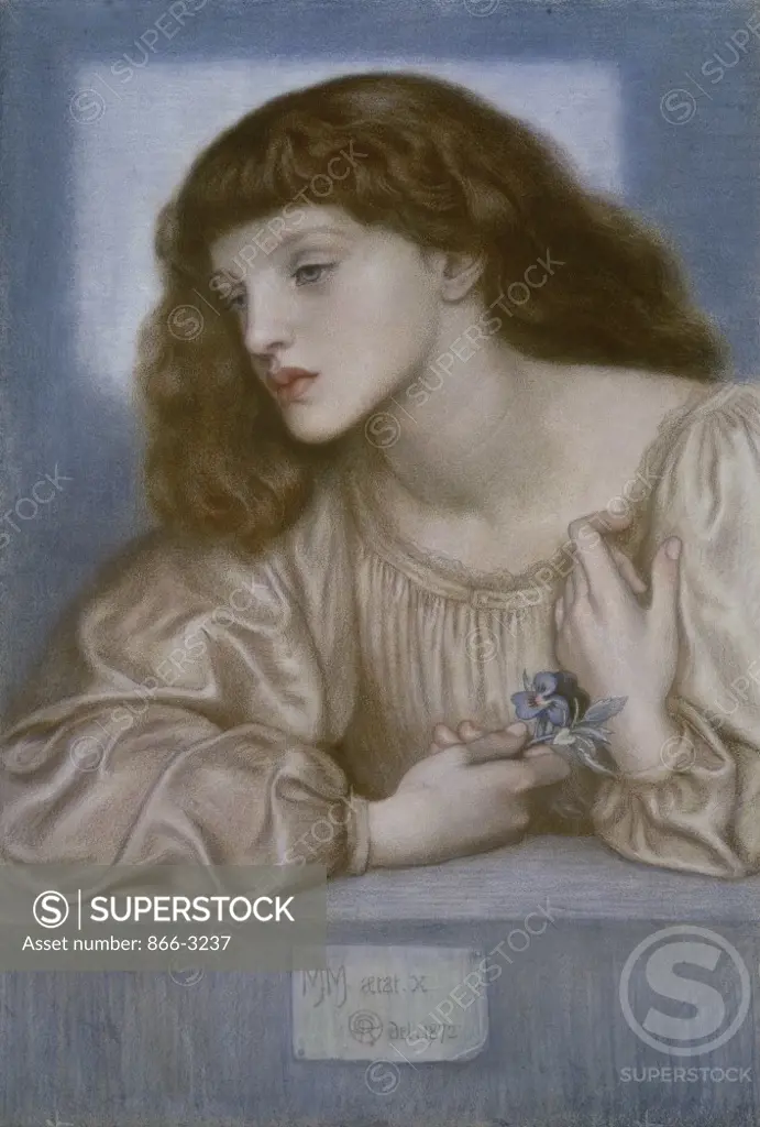 May Morris Dante Gabriel Rossetti (1828-1882/British) Oil on Canvas Christie's Images, London, England