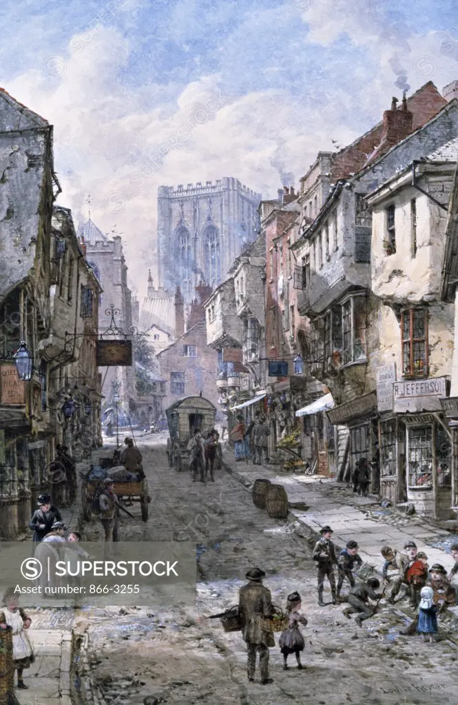 Foss Gate, York by Louise Rayner, (1829-1924), England, London, Christie's Images