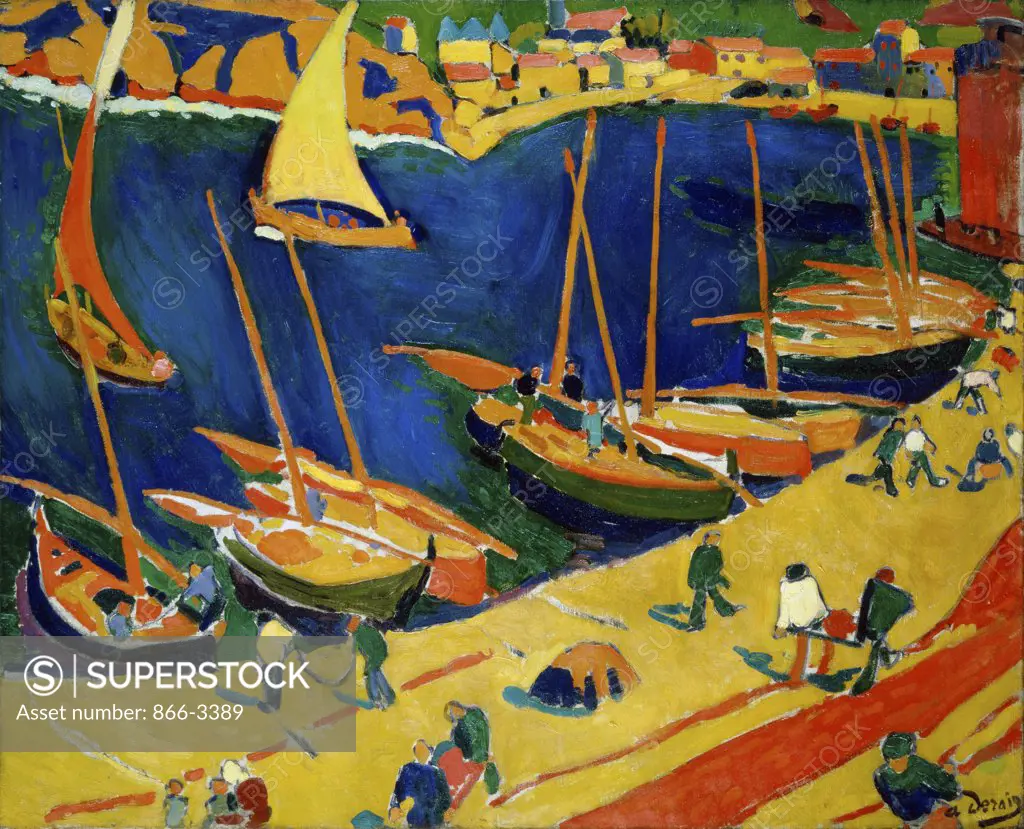 Collioure Le Port de Peche  1905  Andre Derain (1880-1954/French)  Oil on canvas  