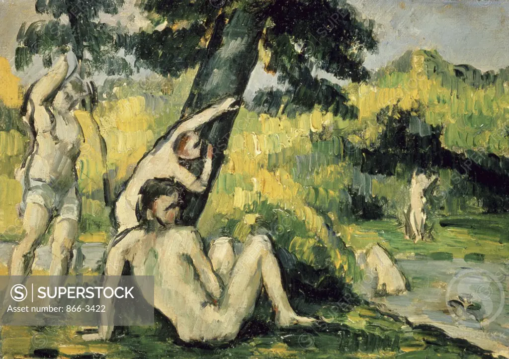 Une Baignade Paul Cezanne (1839-1906/French) Oil on Canvas