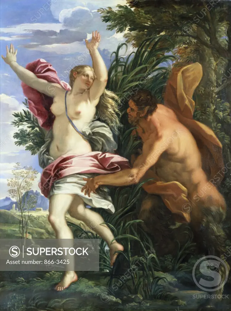 Pan and Syrinx Sebastiano Ricci (1659-1734/Italian) Oil on canvas 