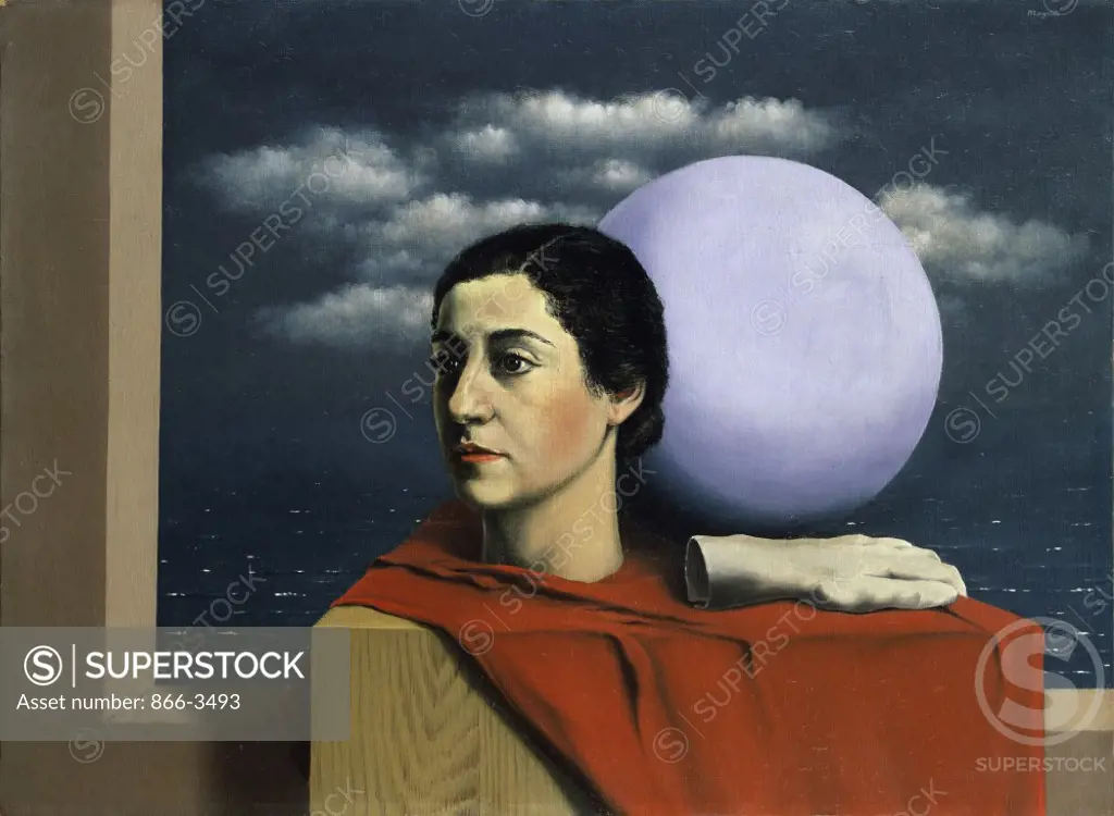 Portrait of Rena Schitz 1937 Rene Magritte (1898-1967/Belgian) Oil on canvas   