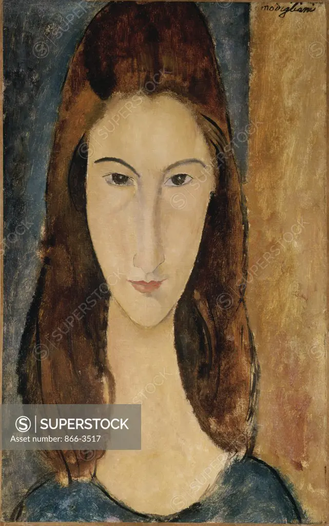 Jeanne Hebuterne  Amedeo Modigliani (1884-1920/Italian) Oil on Canvas 
