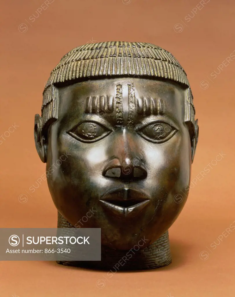 Benin Bronze Head for fhe Altars of Obas African Art Bronze Christie's Images, London, England