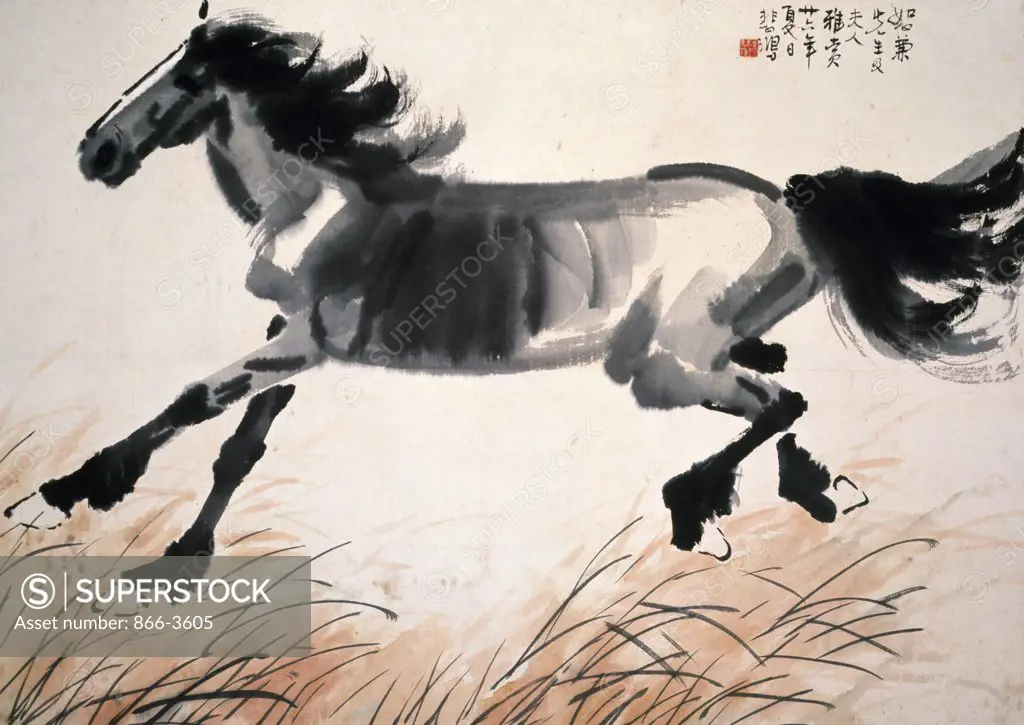 Galloping horse by Xu Beihong, (1895-1953), UK, England, London, Christie's