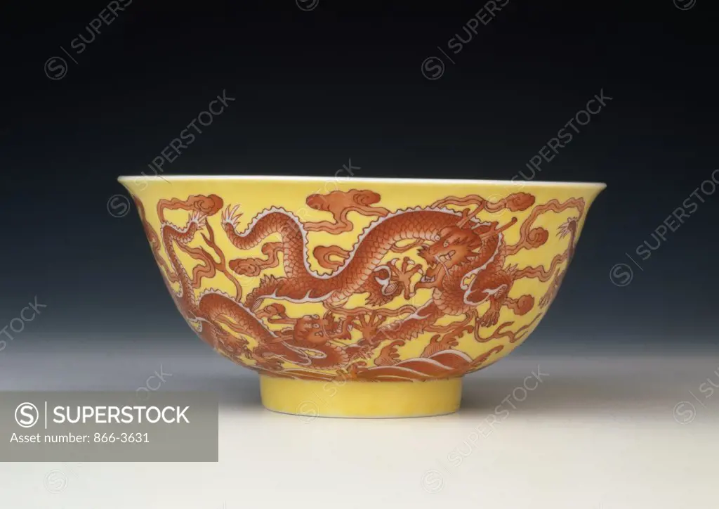 Dragon Ogee Bowl, Chinese Art