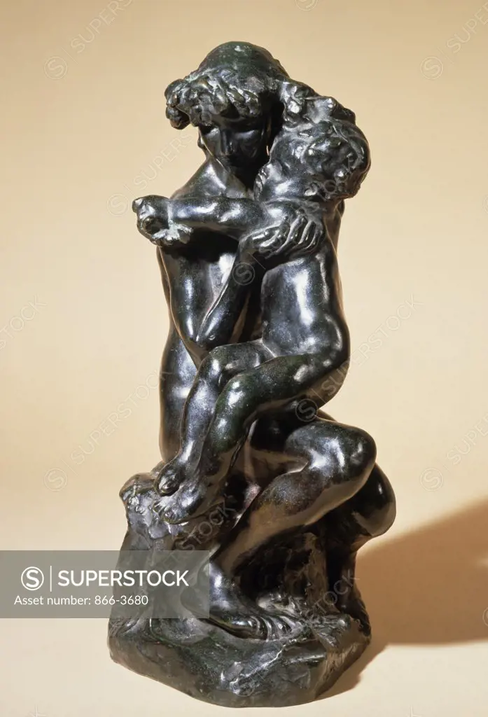 Bronze statue of Brother and Sister, by Auguste Rodin, (1840-1917), England, London, Christie's Images