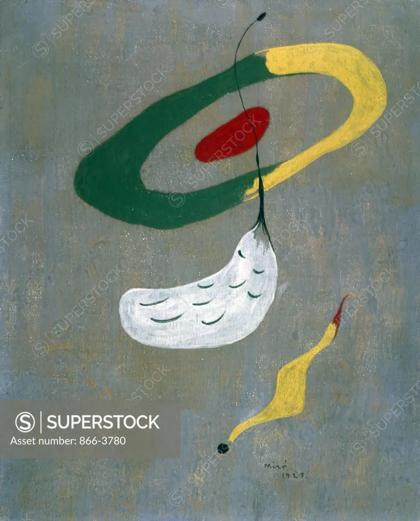 Formes Flottantes  Joan Miro (1893-1983/Spanish) Oil and tempera on canvas   