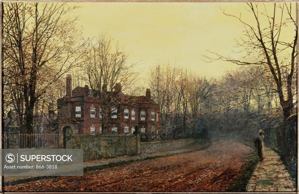 The Waning Glory Of The Year John Atkinson Grimshaw (1836-1893 British) Painting Christie's Images, London, England