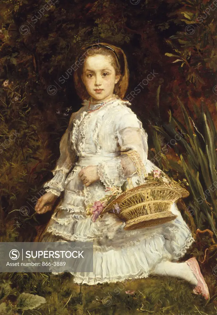 Portrait of Gracia, Daughter of Evans Lees, by John Everett Millais, (1829-1896), England, London, Christie's Images