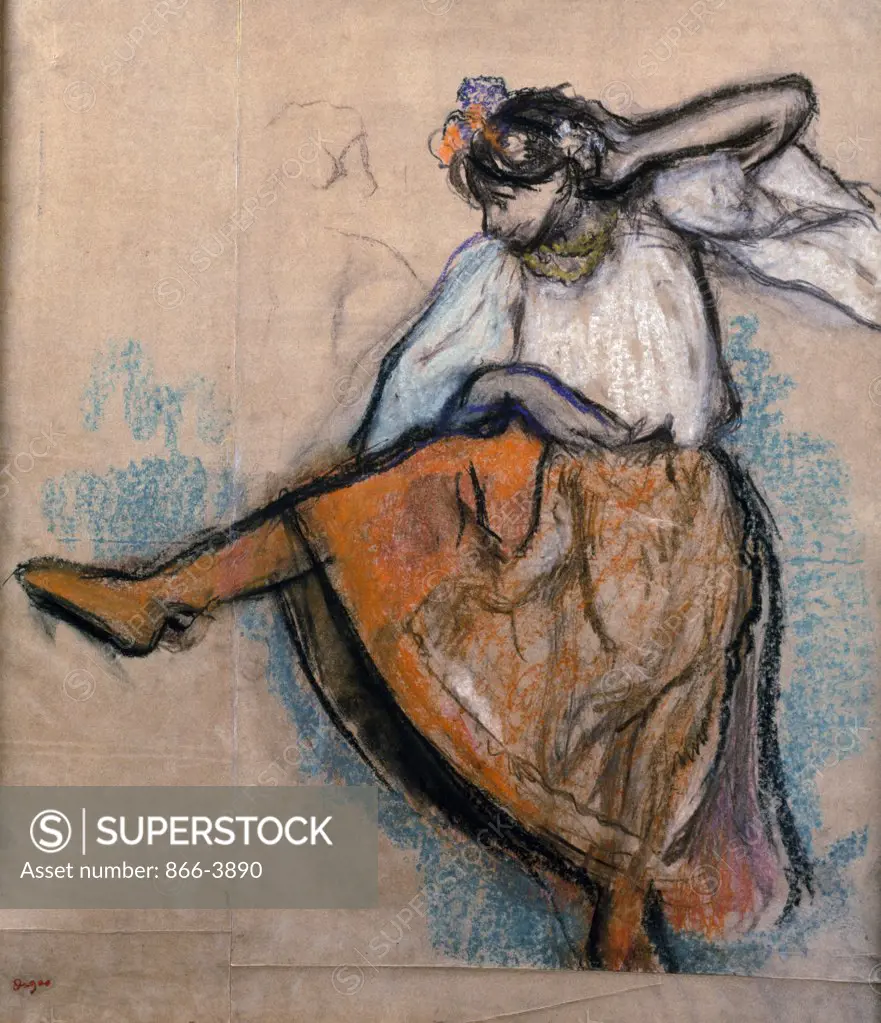 The Russian Dancer, by Edgar Degas, (1834-1917), England, London, Christie's Images