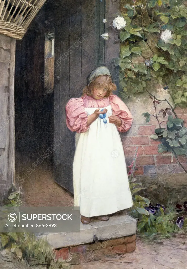The Spoilt Child, by Carlton Alfred Smith, pencil and watercolor, (1853-1946), England, London, Christie's Images