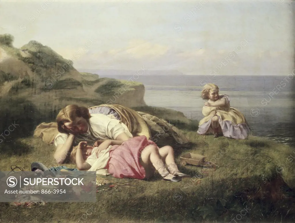 Happy Days 1861 William Crosby  (1830-1910/British) Oil on canvas Christie's, London 