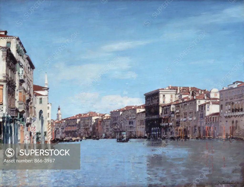 The Grand Canal, Venice Alberto Pasini (1826-1899 Italian) Christie's, London 