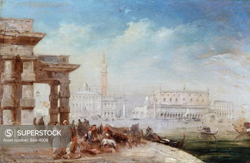 The Doge's Palace, Venice Edward Pritchett (1828-1864 British) Oil on canvas Christie's Images, London, England