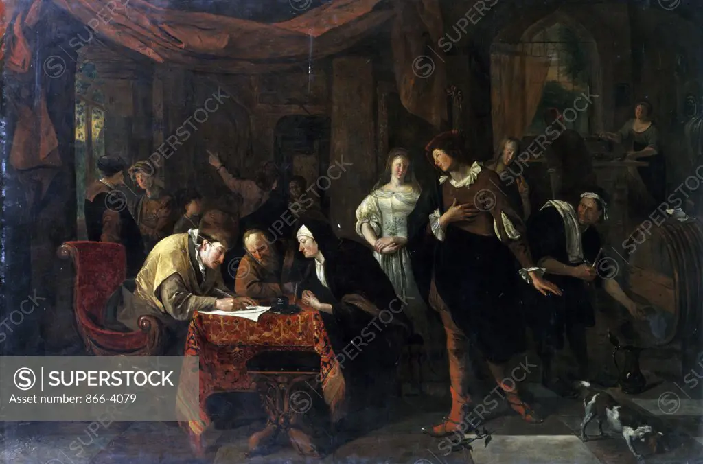The Marriage of Tobias and Sarah, Jan Steen, (17th Century), England, London, Christie's Images