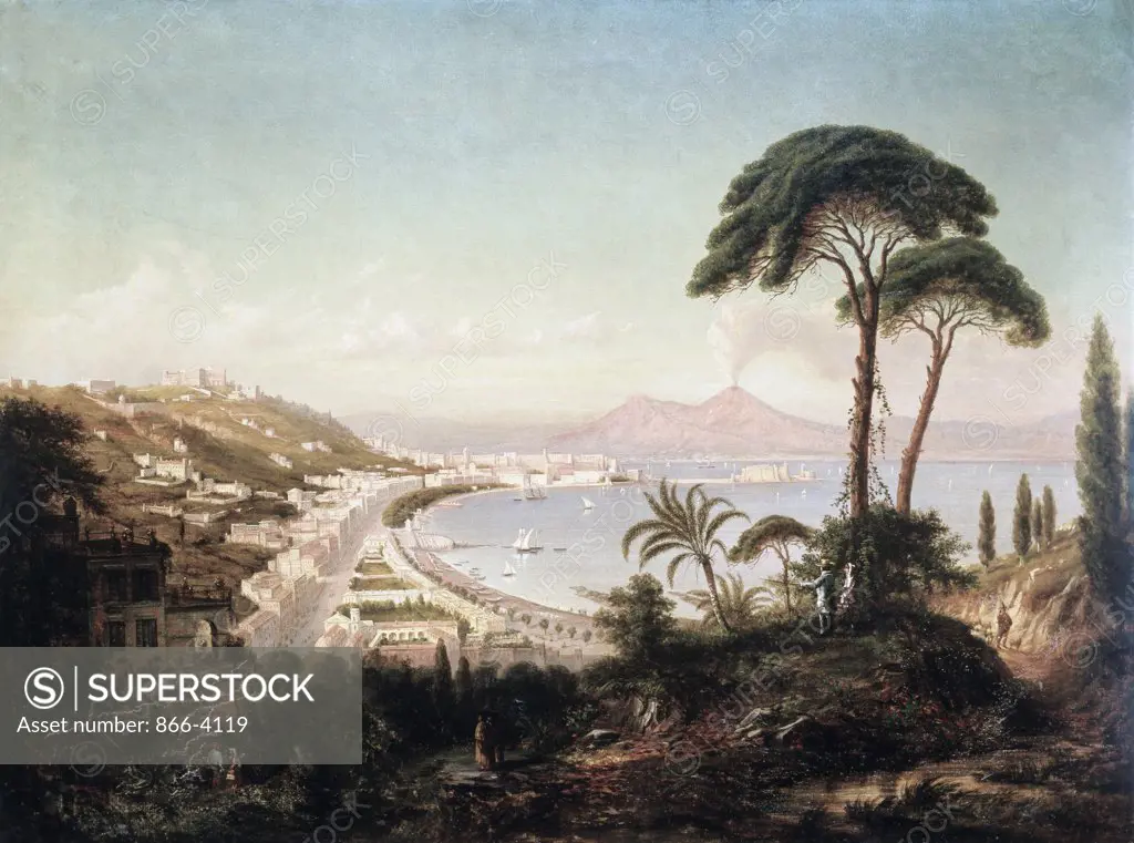The Bay Of Naples From Posillipo Late 19th Century Neapolitan School Oil On Canvas Christie's Images, London, England