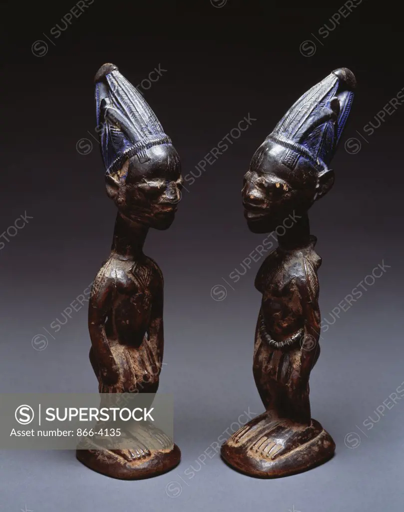 Pair of Yoruba Twin Figures, Ere Ibeji Primitive Art Christie's, London 