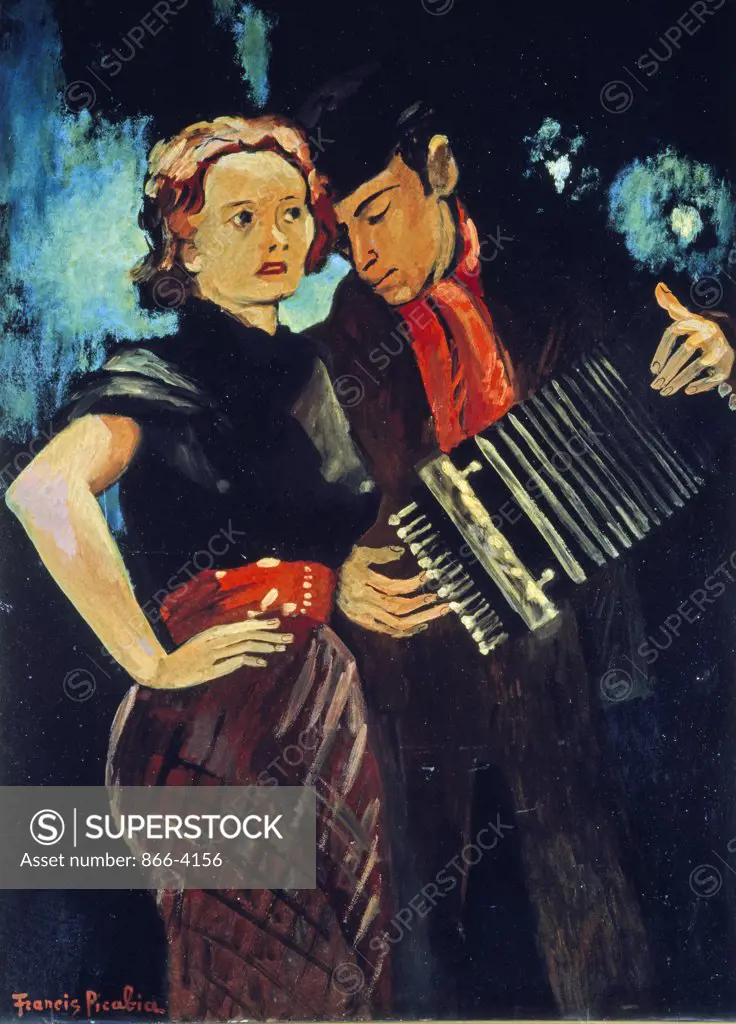 L'Accordeoniste, by Francis Picabia, oil on canvas, (1879-1953), England, London, Christie's Images