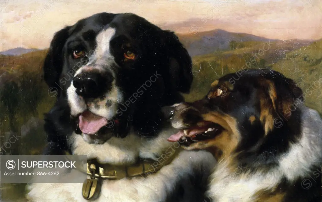 Burns Twa Dogs, by Edwin Henry Landseer, (1802-1873), England, London, Christie's Images