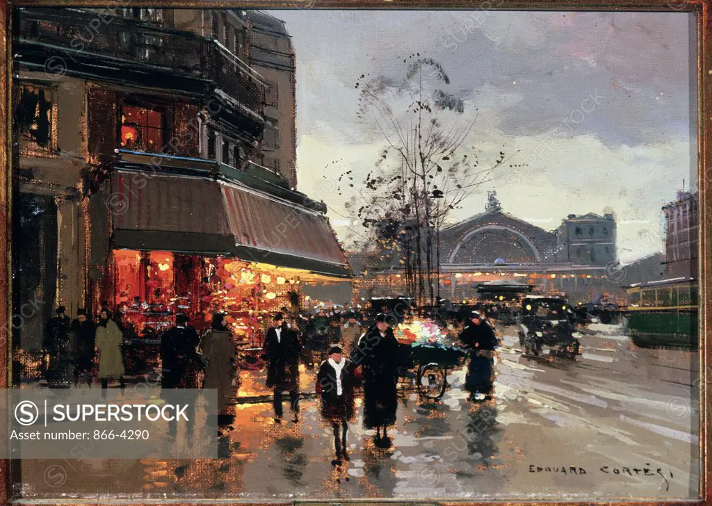 Gare de l'Est, Paris  Edouard-Leon Cortes (1882-1969 French) Oil on canvas Christie's Images, London, England