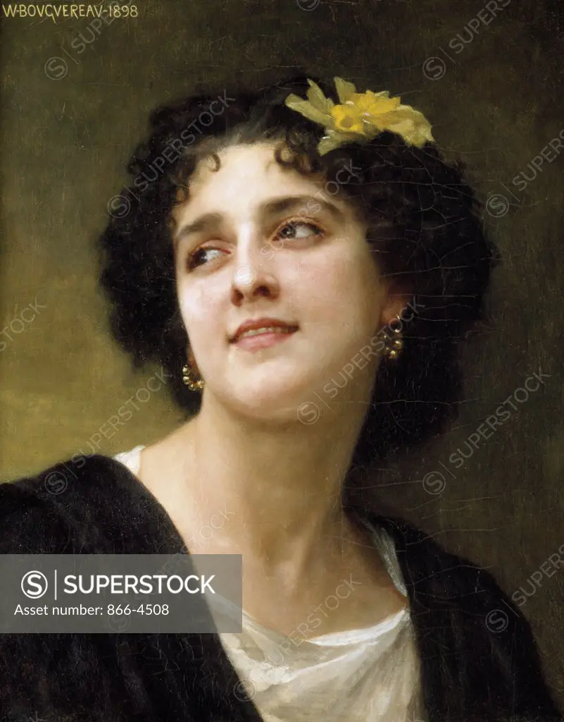 Dark Beauty William-Adolphe Bouguereau (1825-1905 French) Christie's Images, London, England