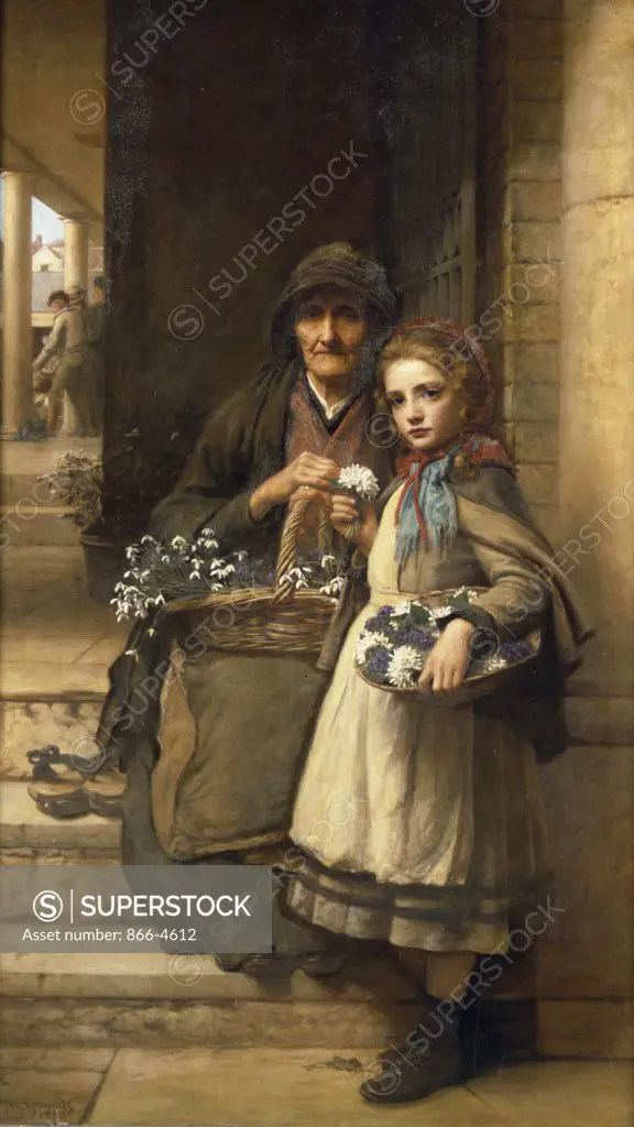 At the Market-Gate, Covent Garden 1880 William Robert Symonds (1851-1934/British) 