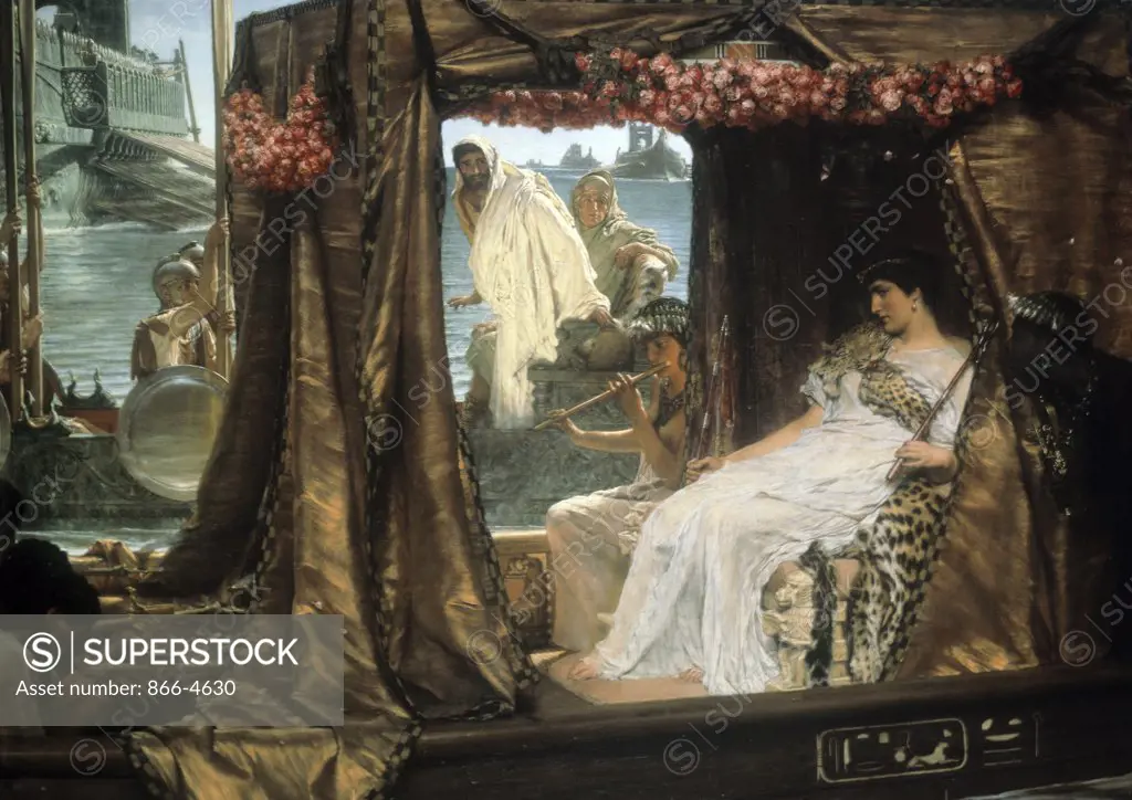 The Meeting of Anthony and Cleopatra Lawrence Alma-Tadema (1836-1912/Dutch)