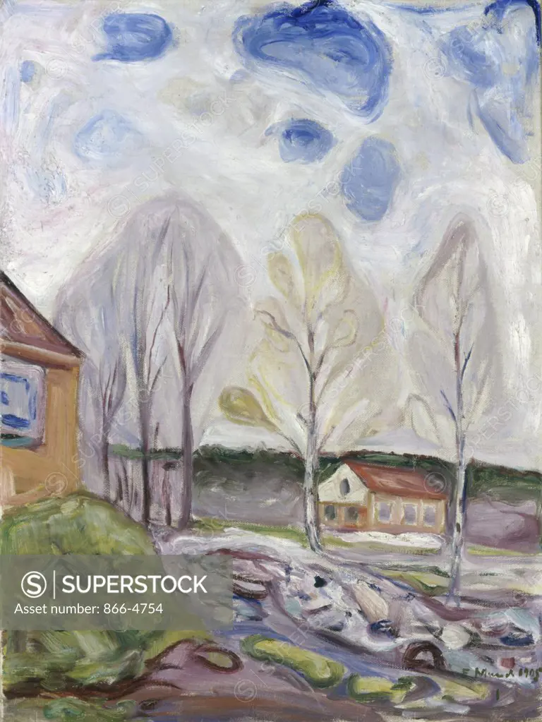 Fruhjahr Asgarstrand  1905  Edvard Munch (1863-1944/Norwegian)  