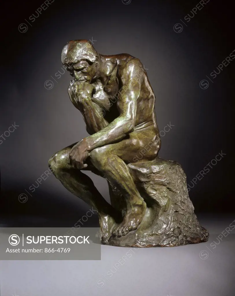 The Thinker  1880-1881 Auguste Rodin (1840-1917 French)  